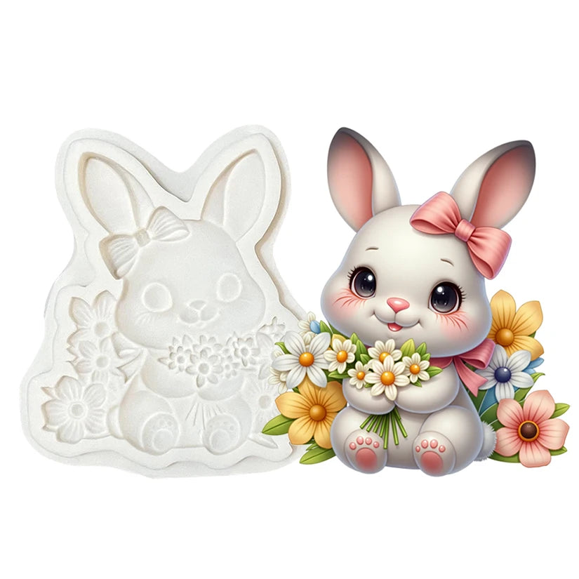 Easter Bunny, Eggs & Flowers Silicone Mold – Baking & Cake Decorating – The Party Days | The Party Days
