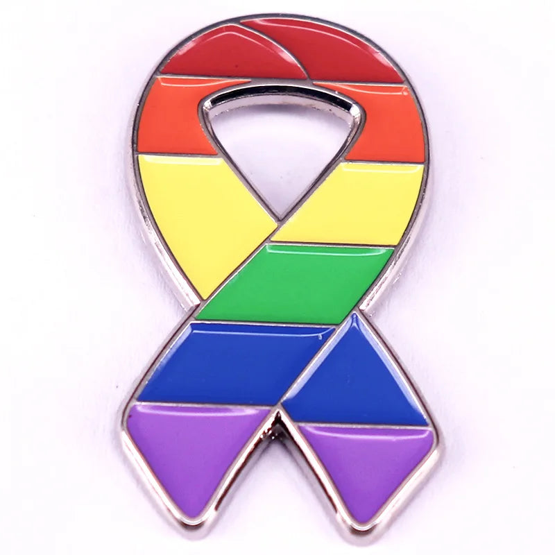 Pride Rainbow Hard Enamel Lapel Pin | LGBTQ+ Awareness Gift | The Party Days | The Party Days