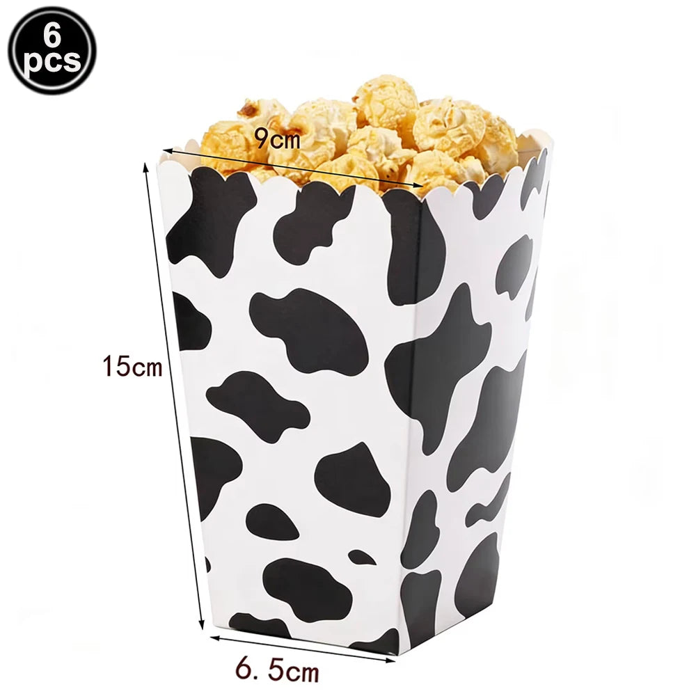 Cow Birthday Party Supplies – Farm Theme Disposable Tableware Set – The Party Days | The Party Days