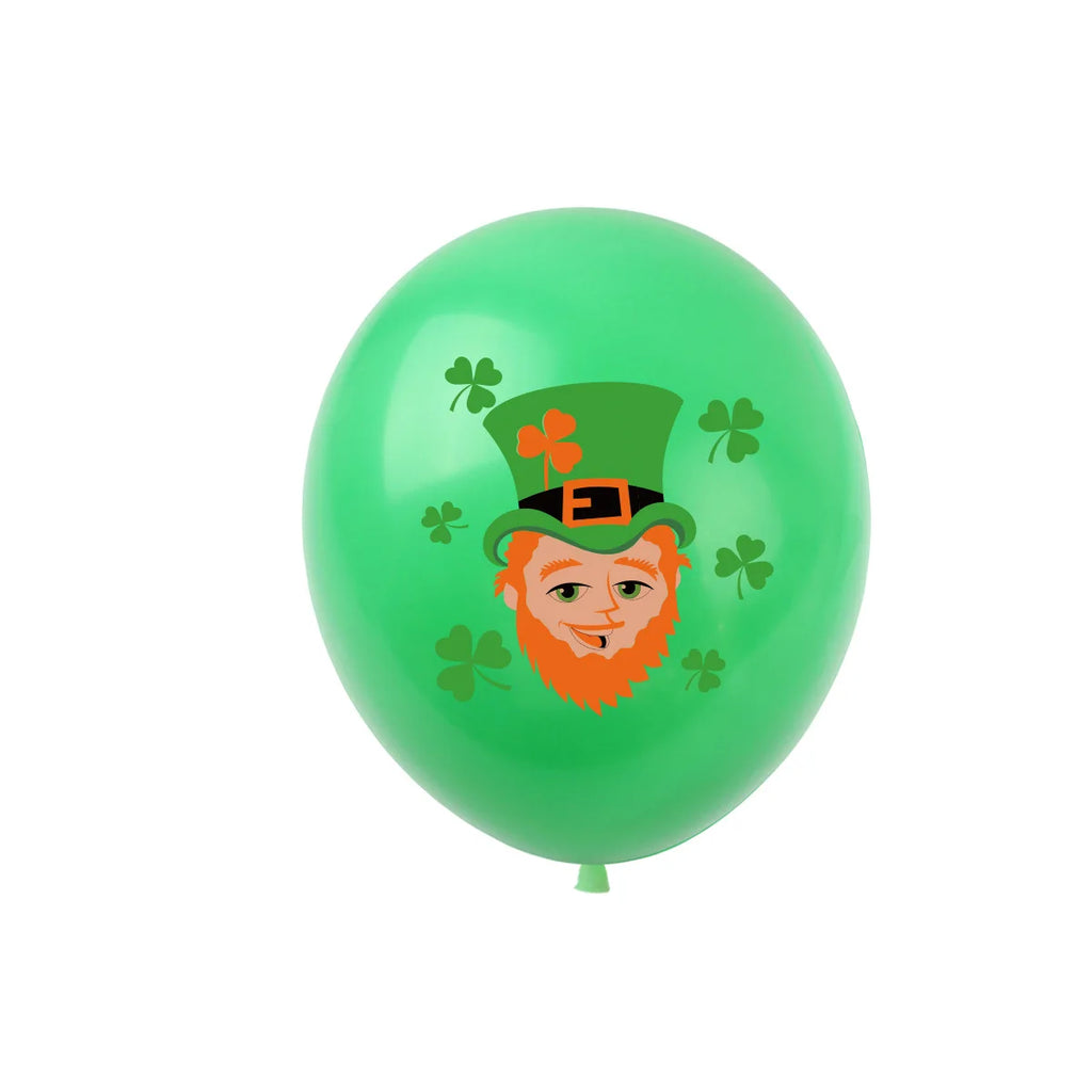 St. Patrick's Day Green Shamrock Latex Balloons – 12" Pack of 10 – The Party Days | The Party Days