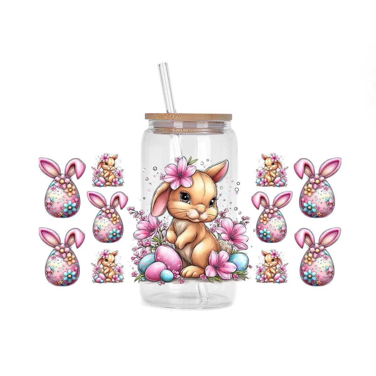 Easter Cute Bunny Easy Peel Waterproof 3D Transfers – The Party Days | The Party Days