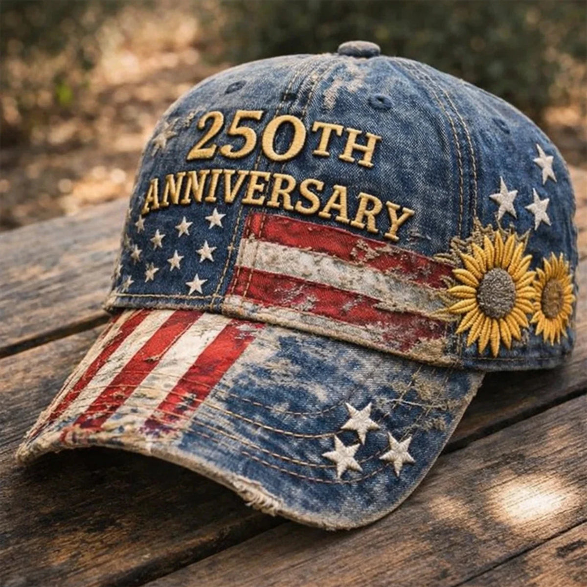 USA Flag Distressed Baseball Cap – Retro American Patriotic Hat Unisex – The Party Days | The Party Days