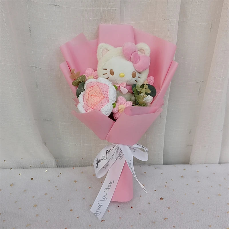Hello Kitty Plush Bouquet with Soap Roses – Mother's Day Gift | The Party Days | The Party Days