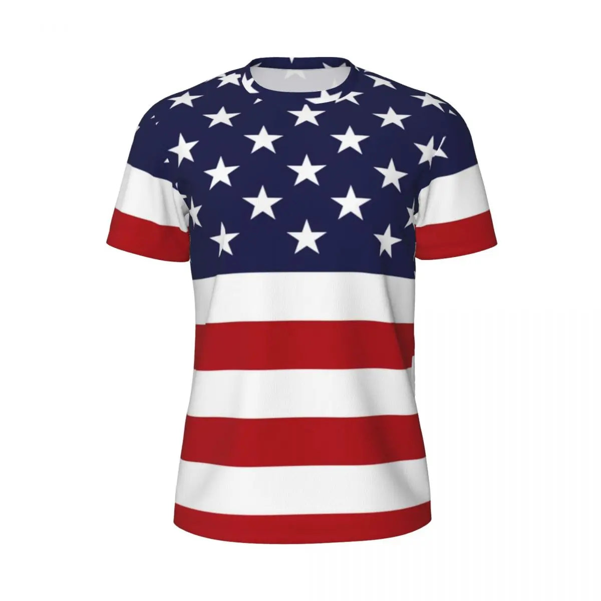 Men's USA American Flag Star Print Oversized T-Shirt – Patriotic Streetwear Tee – The Party Days | The Party Days