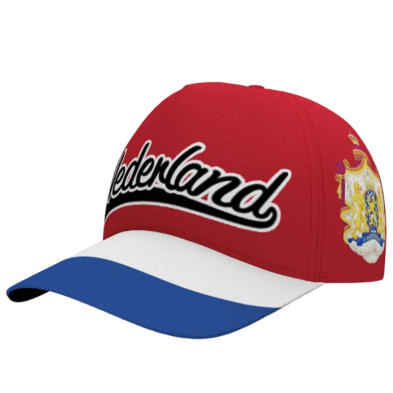 Netherlands 3D Baseball Cap – Dutch Holland NL Logo Snapback Hat | Travel Fishing Streetwear | The Party Days
