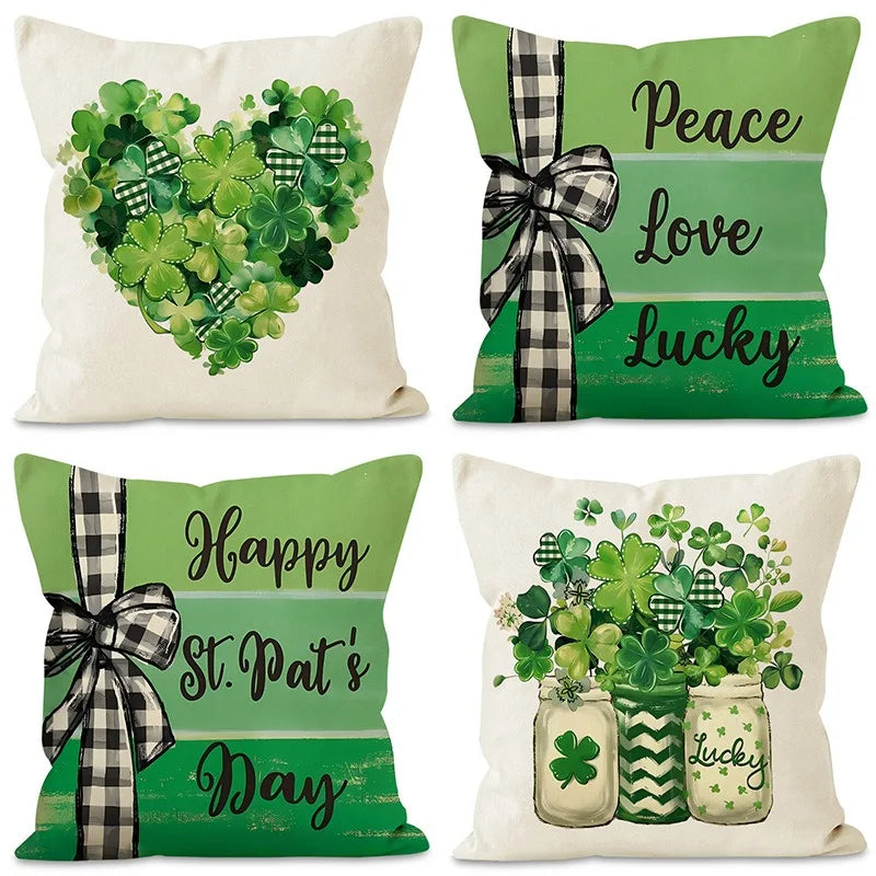 925 Silver St. Patrick's Day Shamrock Stud Earrings – Four-Leaf Clover – The Party Days | The Party Days