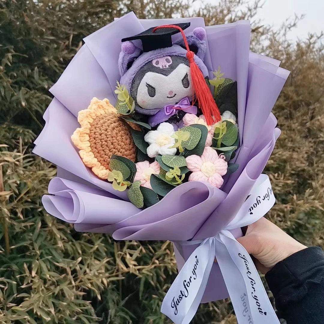Hello Kitty Plush Bouquet with Soap Roses – Mother's Day Gift | The Party Days | The Party Days