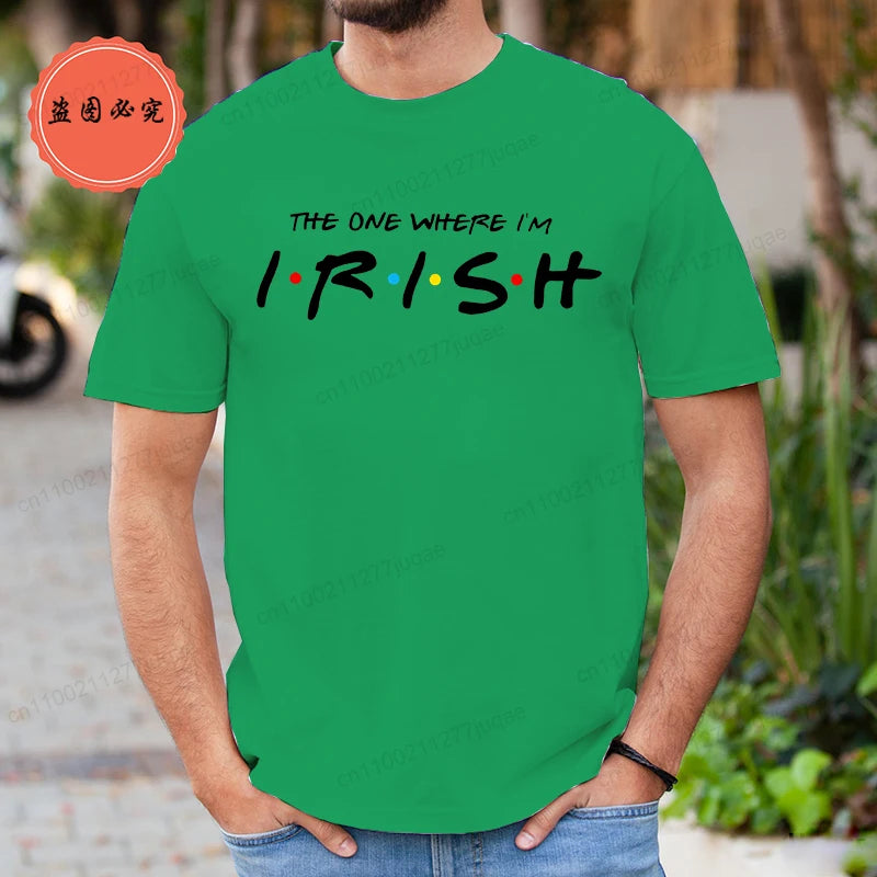 "The One Where I'm Irish" Men's T-Shirt – Funny St. Patrick's Day Tee – The Party Days | The Party Days