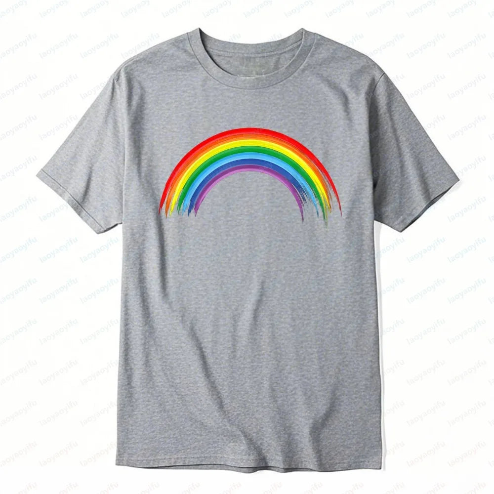 Rainbow Pride Flag T-Shirt – LGBT Equality Cotton Streetwear Tee | The Party Days | The Party Days