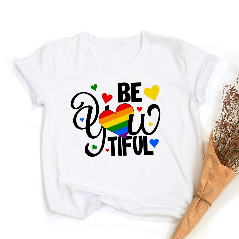 Peace Love Equality LGBT Pride T-Shirt – Rainbow Graphic Tee | The Party Days | The Party Days