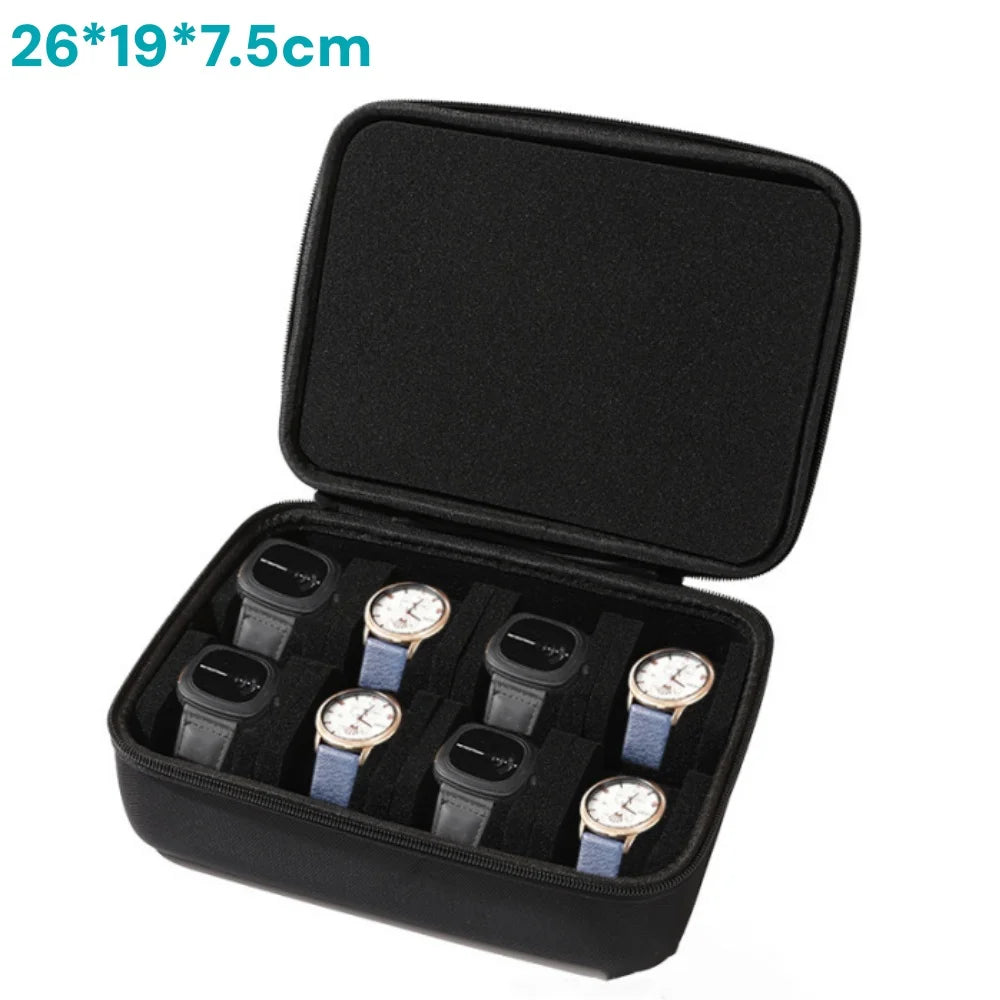 EVA Oxford Travel Watch Organizer Case – 1 to 8 Slots | The Party Days | The Party Days