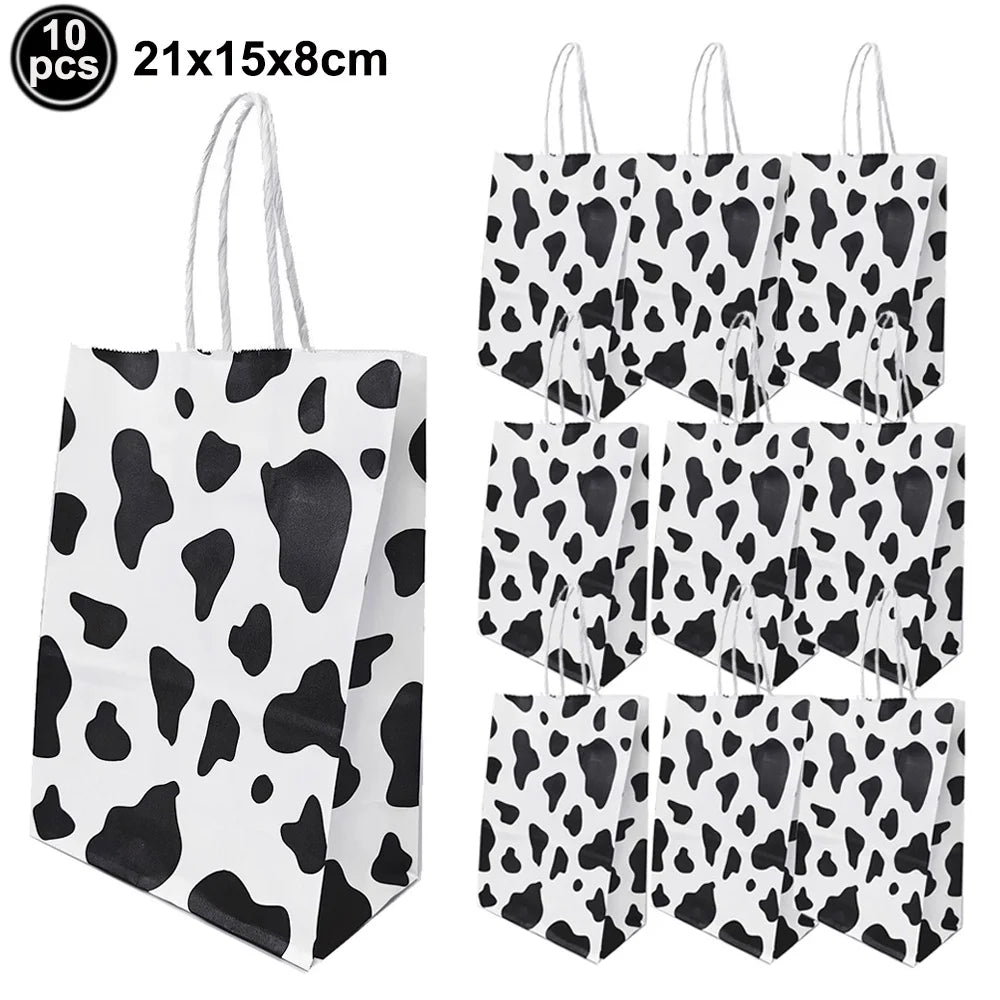 Cow Birthday Party Supplies – Farm Theme Disposable Tableware Set – The Party Days | The Party Days