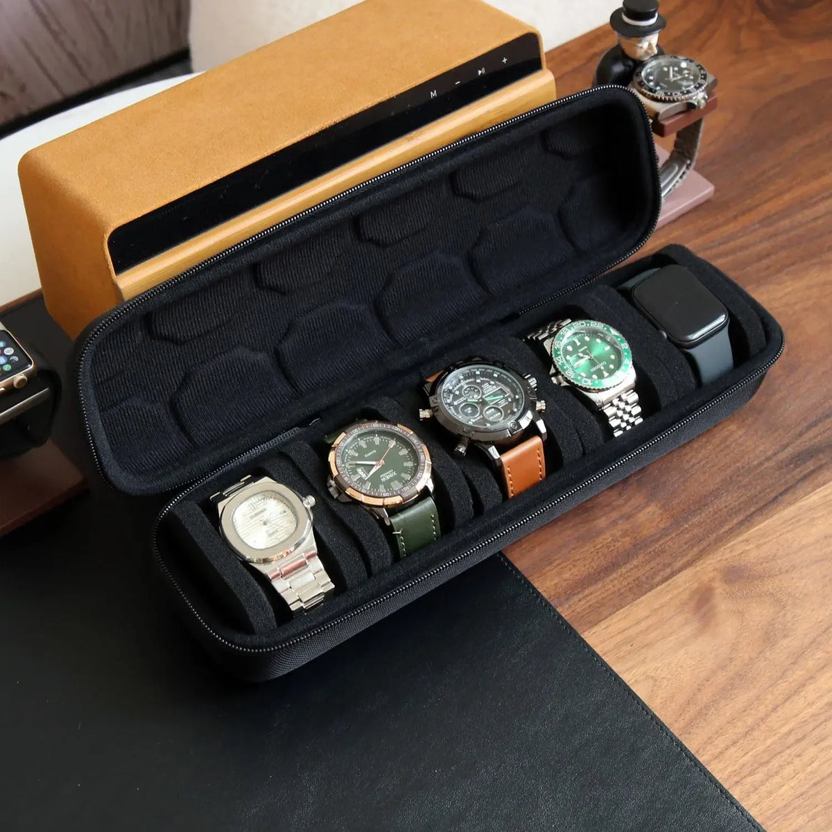 EVA Oxford Travel Watch Organizer Case – 1 to 8 Slots | The Party Days | The Party Days