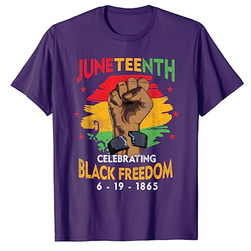 Juneteenth Women's T-Shirt – African American Black Freedom Day Pride Graphic Tee | The Party Days | The Party Days