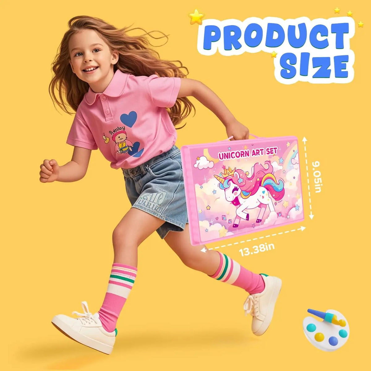 Unicorn Drawing & Art Kit 86 Pieces | Markers, Pencils & Coloring Book | The Party Days | The Party Days