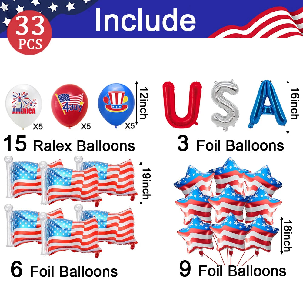 USA Patriotic Party Supplies – 4th of July Decorations – Plates, Cups, Banner, Balloons & More – The Party Days | The Party Days