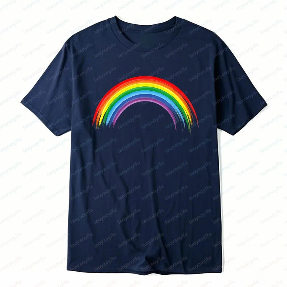 Rainbow Pride Flag T-Shirt – LGBT Equality Cotton Streetwear Tee | The Party Days | The Party Days