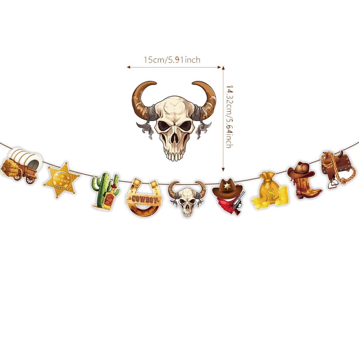Western Cowboy Party Decorations – Disposable Tableware, Banners & Balloons – The Party Days | The Party Days