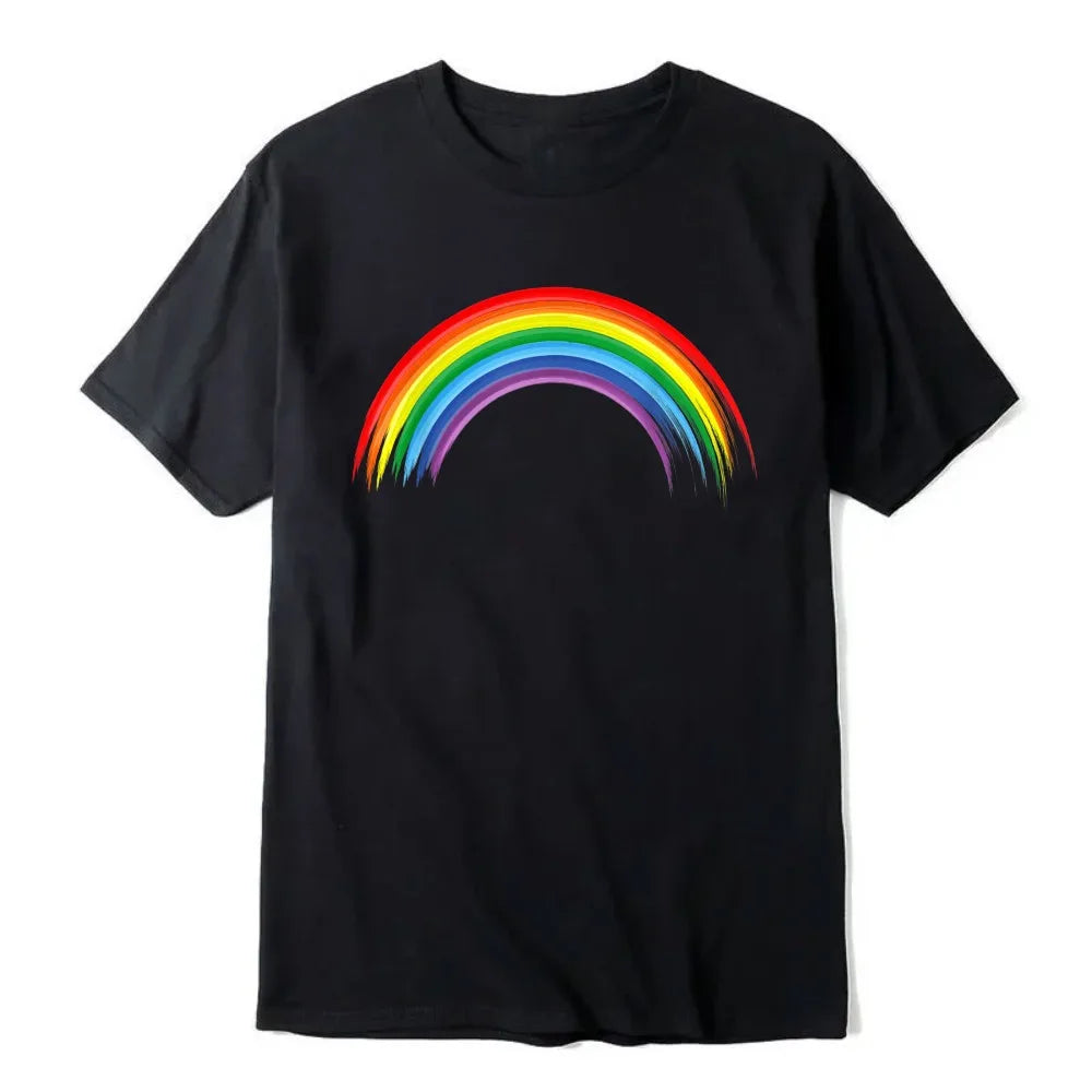 Rainbow Pride Flag T-Shirt – LGBT Equality Cotton Streetwear Tee | The Party Days | The Party Days