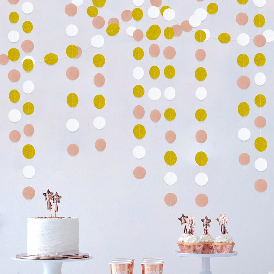Pink Girl Birthday Party Decoration Kit – Happy Birthday Banner & Round Flower – The Party Days | The Party Days