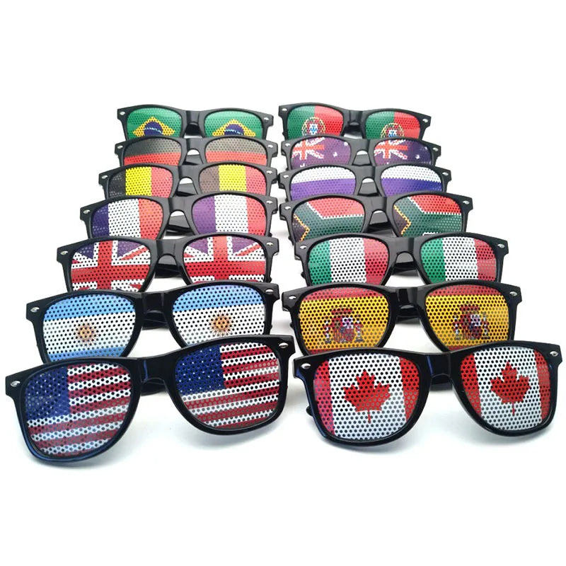 Flag Style Party Sunglasses – Unisex, 42 Countries – The Party Days | The Party Days
