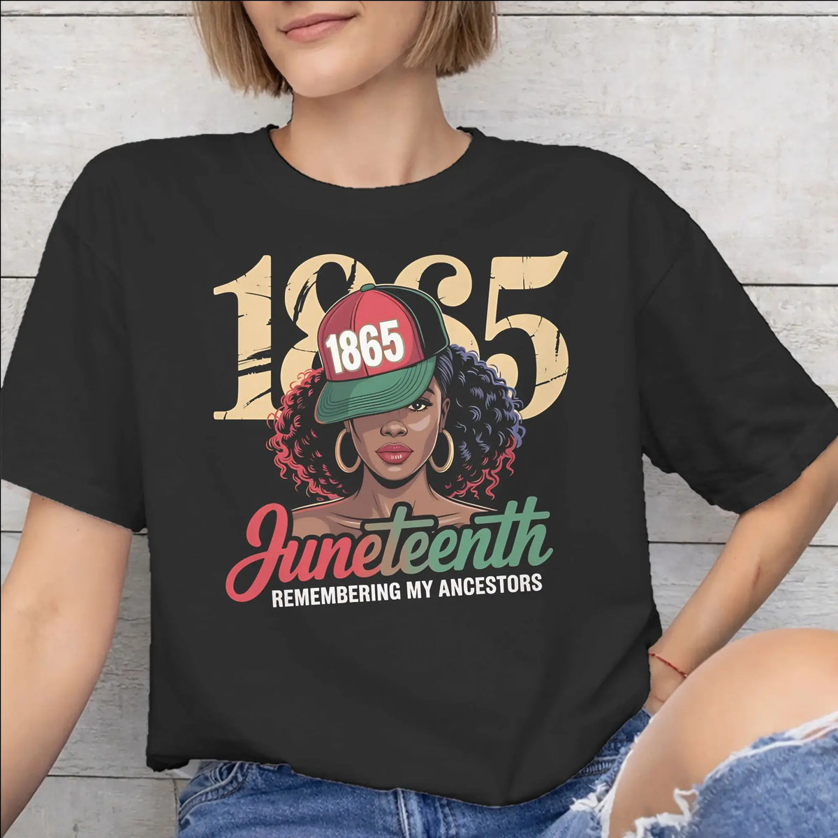Juneteenth 1865 “Rooted In Freedom” Graphic T-Shirt – 100% Cotton Unisex Tee | The Party Days | The Party Days