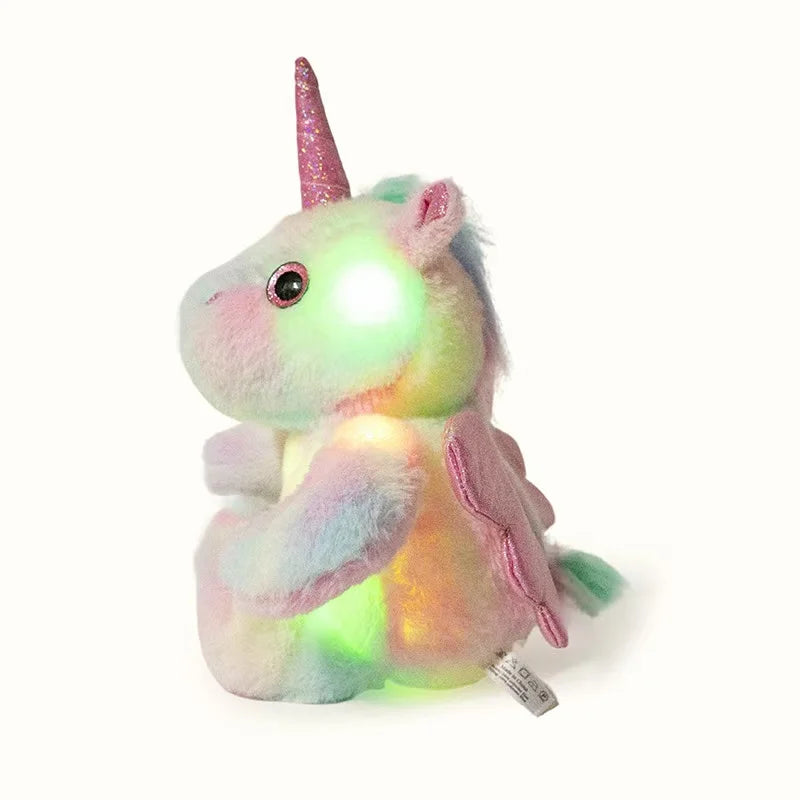 Luminous Unicorn Plush Toy | Kawaii Glow Stuffed Animal | The Party Days | The Party Days
