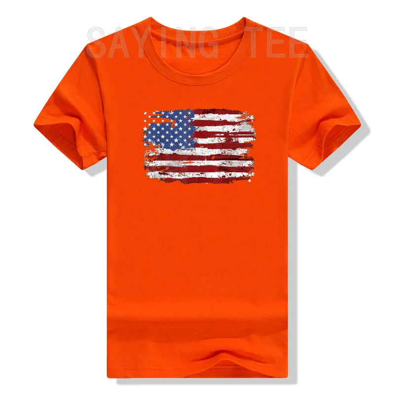 American Flag Patriotic T-Shirt – USA 4th of July Men's Tee – The Party Days | The Party Days