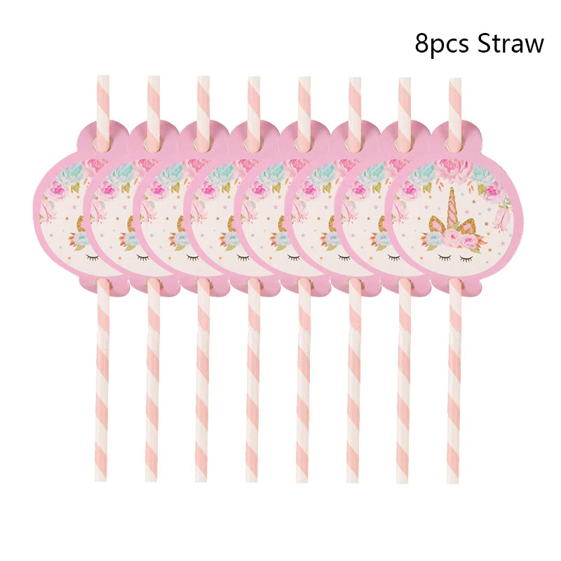 Unicorn Party Decoration Set | Plates, Cups, Balloons & Accessories | The Party Days | The Party Days