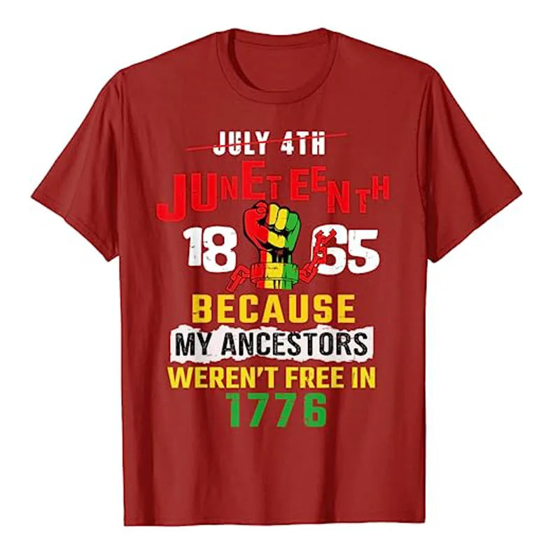 Juneteenth Women's T-Shirt – African American Black Freedom Day Pride Graphic Tee | The Party Days | The Party Days