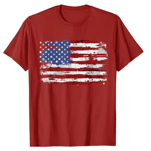 American Flag Patriotic T-Shirt – USA 4th of July Men's Tee – The Party Days | The Party Days