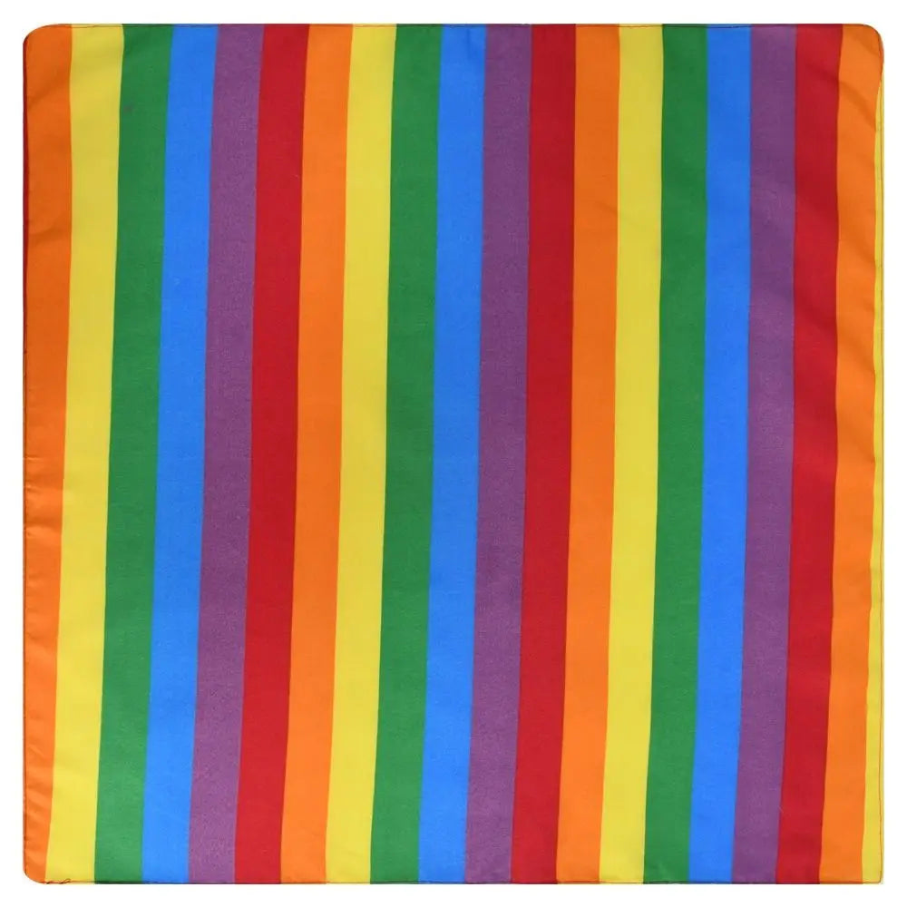 Pride Rainbow Bandana & Pocket Square | LGBTQ+ Festival Scarf | The Party Days | The Party Days