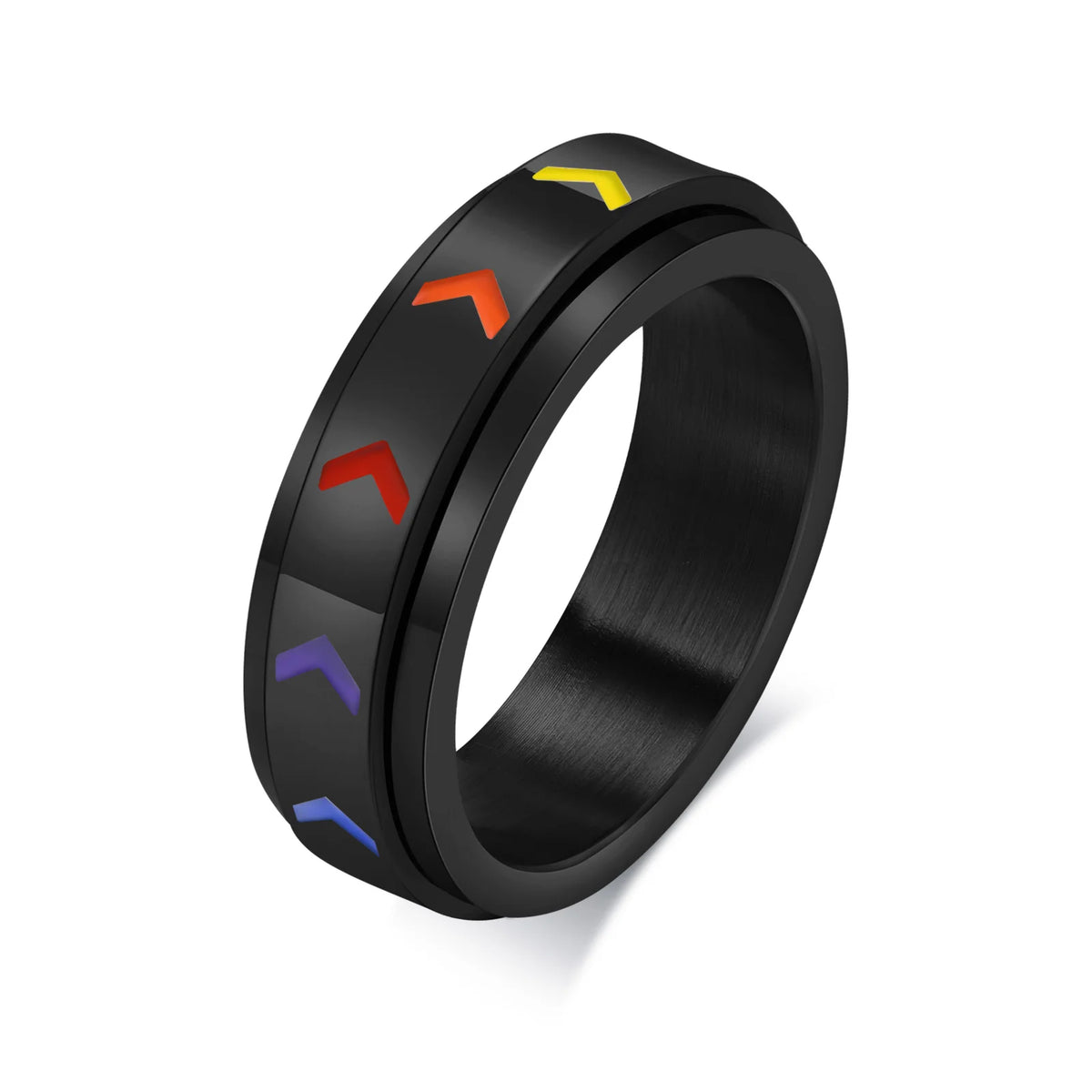 Rainbow Pride Ring – LGBT Multicolor Stainless Steel Ring | The Party Days | The Party Days