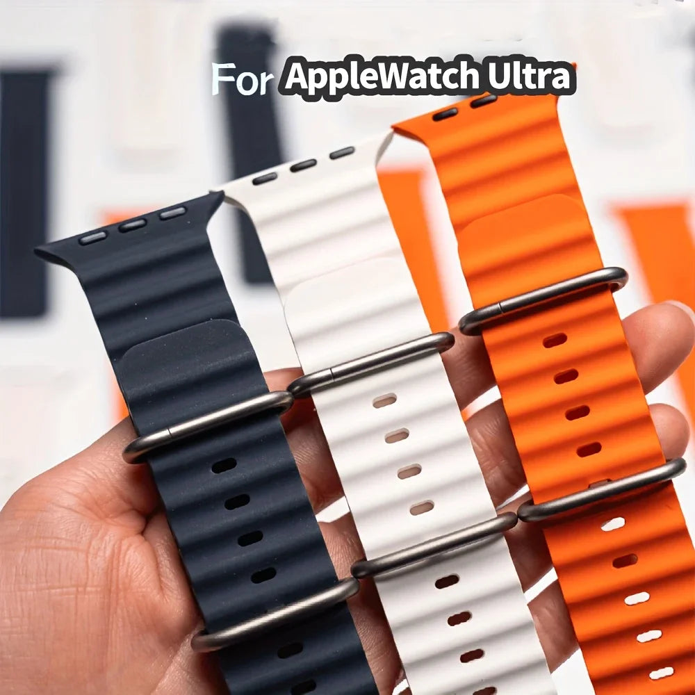 Ocean Band Strap for Apple Watch – All Series & Sizes 38–49mm – The Party Days | The Party Days