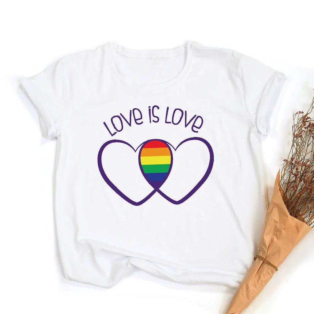 Peace Love Equality LGBT Pride T-Shirt – Rainbow Graphic Tee | The Party Days | The Party Days
