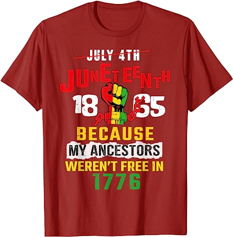 Juneteenth Women's T-Shirt – African American Black Freedom Day Pride Graphic Tee | The Party Days | The Party Days