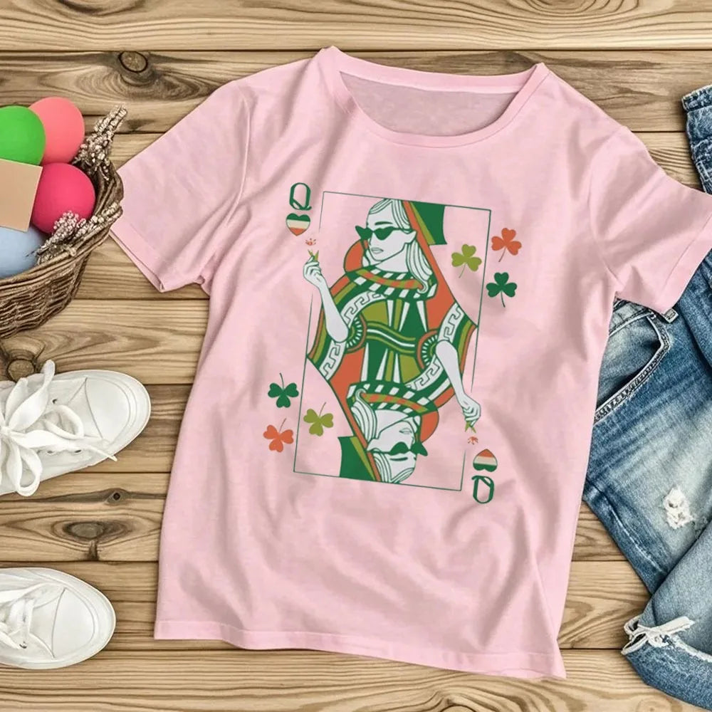 Irish Queen T-Shirt – St. Patrick's Day Women's Tee – The Party Days | The Party Days