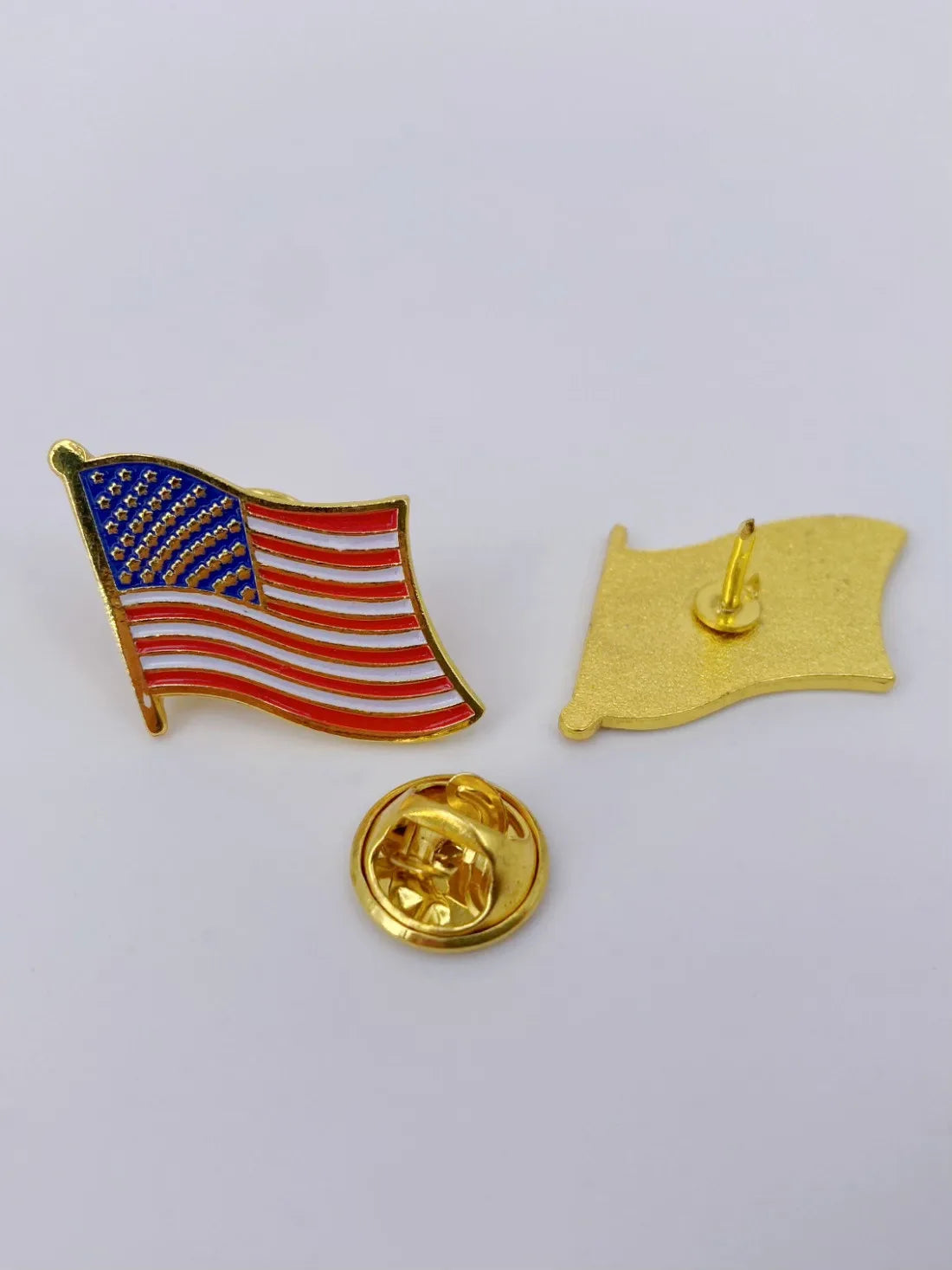 American Flag Lapel Pin – Gold-Plated Enamel USA Flag Pin – The Party Days | The Party Days