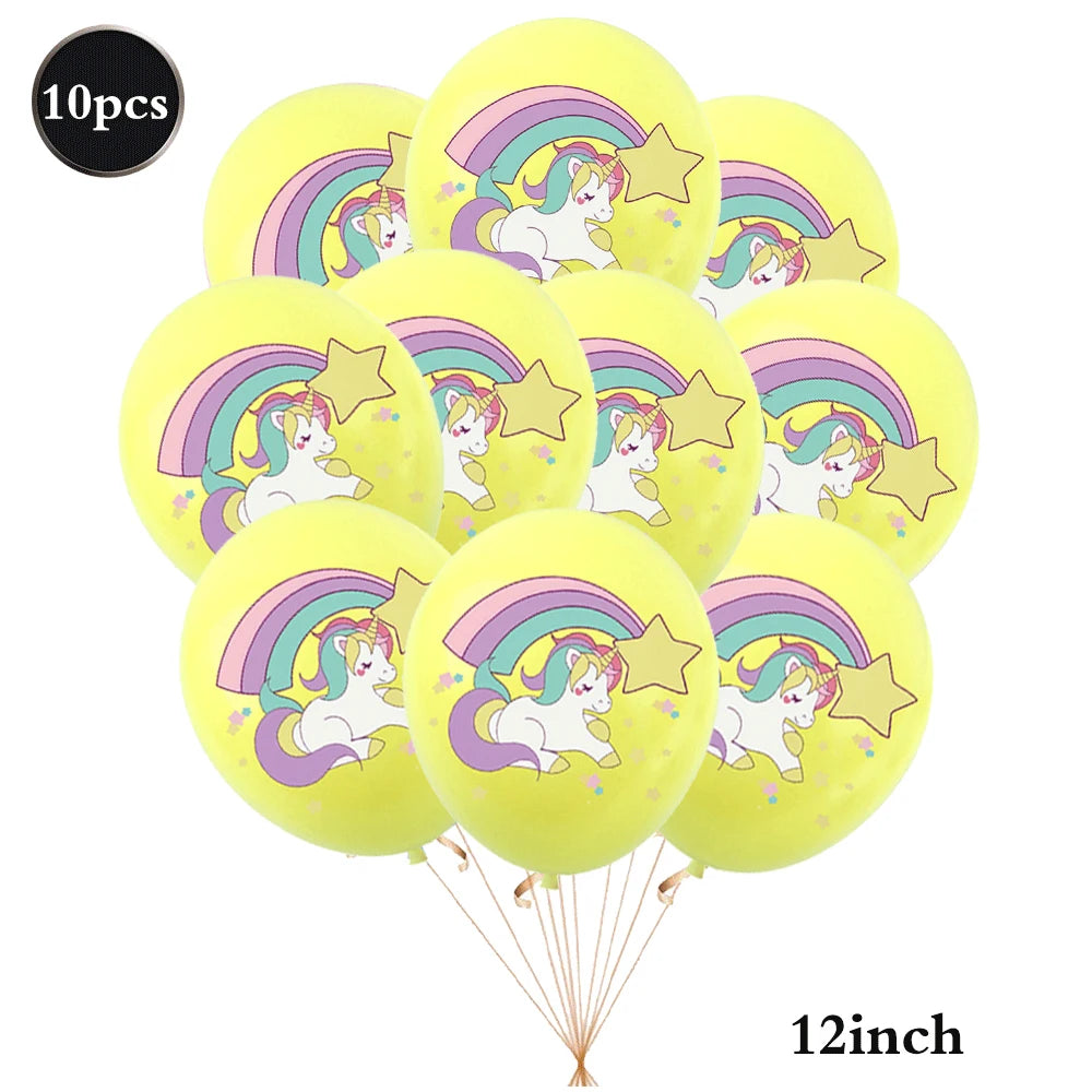 Unicorn Party Decoration Kit 1 | Plates, Napkins, Banner & Accessories | The Party Days | The Party Days