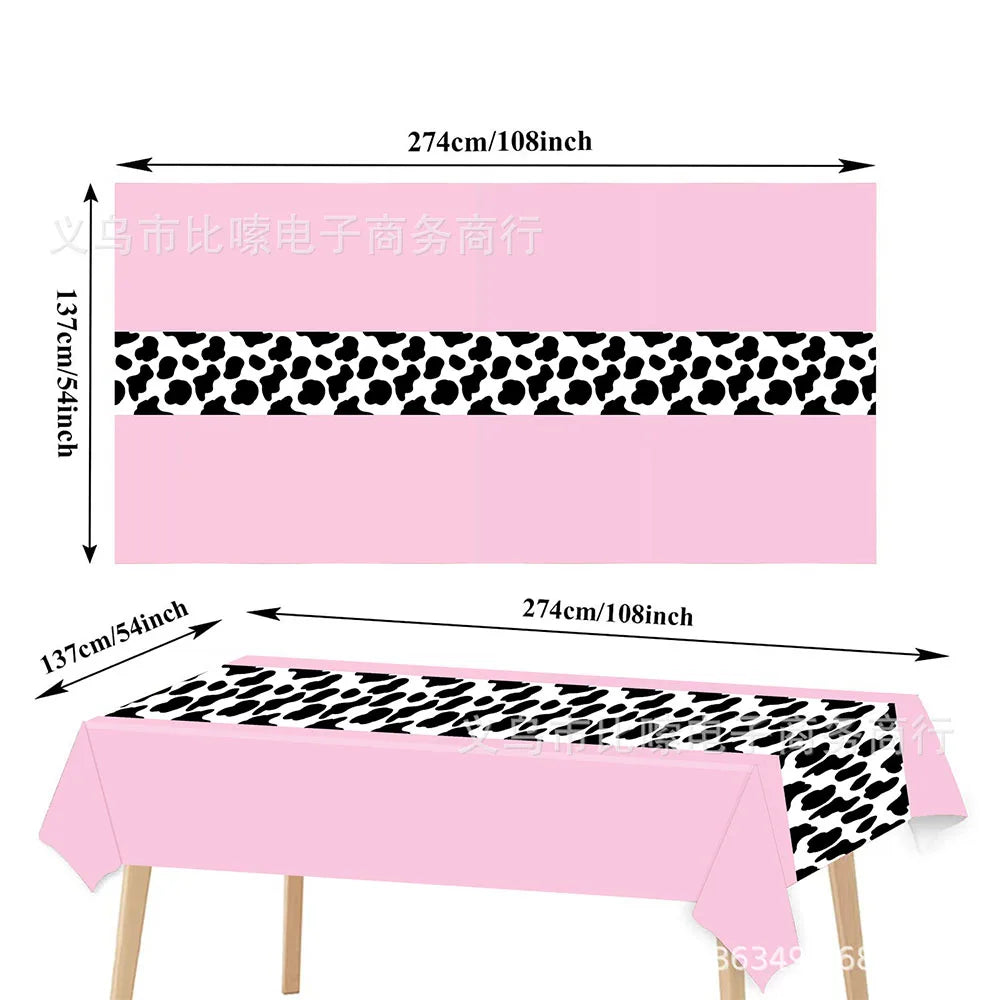 Cow Birthday Party Supplies – Farm Theme Disposable Tableware Set – The Party Days | The Party Days