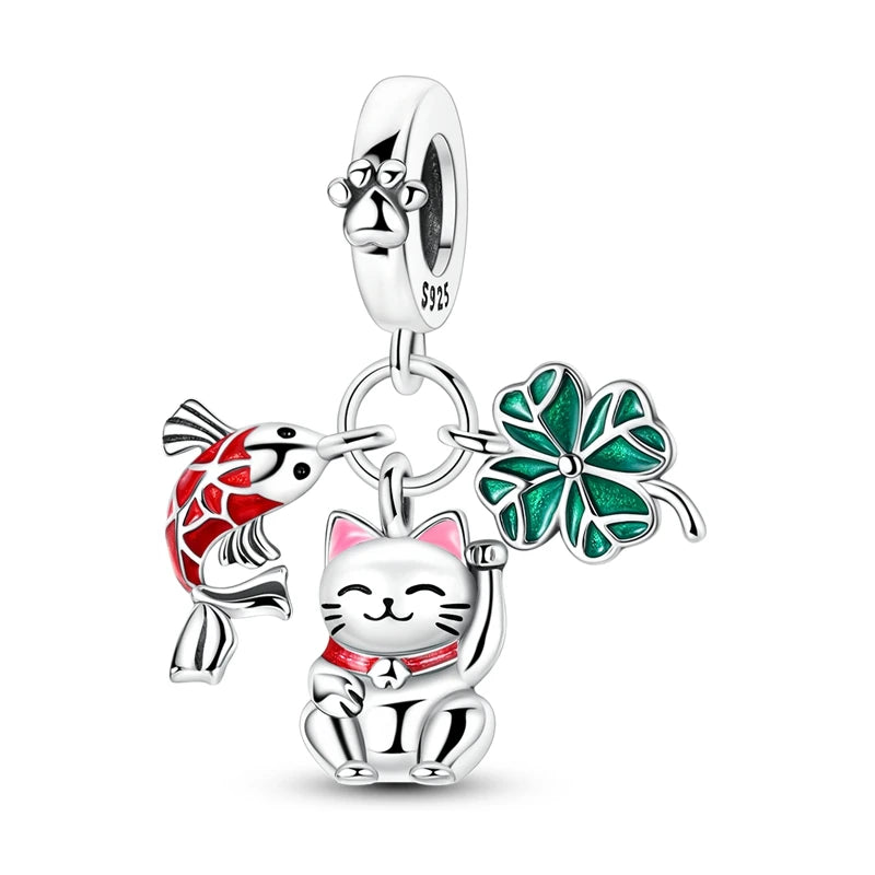 925 Silver St. Patrick's Day Bracelet Charms with Zirconia – GDTC Certified – The Party Days | The Party Days