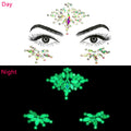 Glow in the Dark Face Jewel Stickers – Noctilucent Rhinestone Crystal – The Party Days | The Party Days