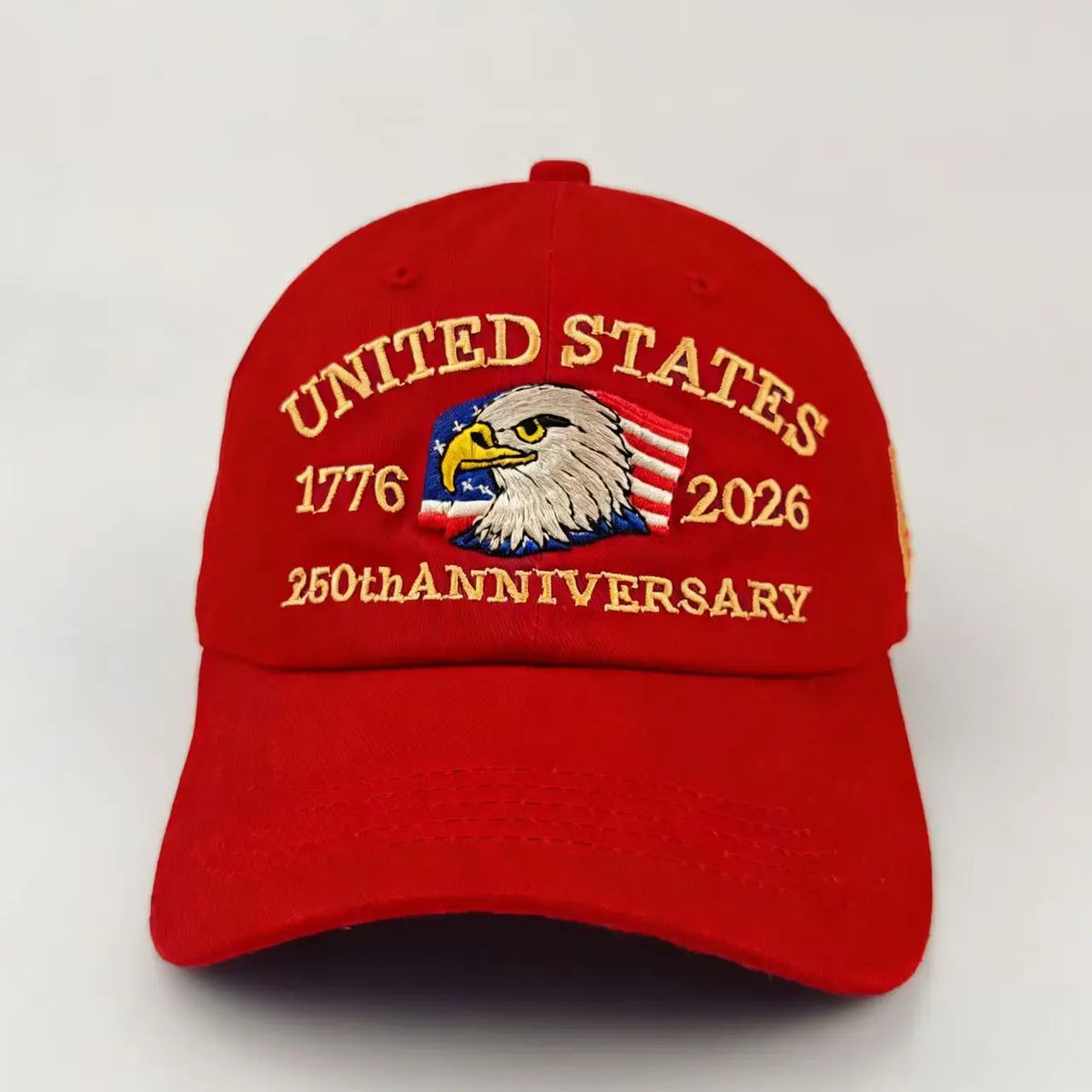 USA 250th Anniversary Eagle Embroidered Baseball Cap – Unisex Adjustable Patriotic Hat | The Party Days | The Party Days