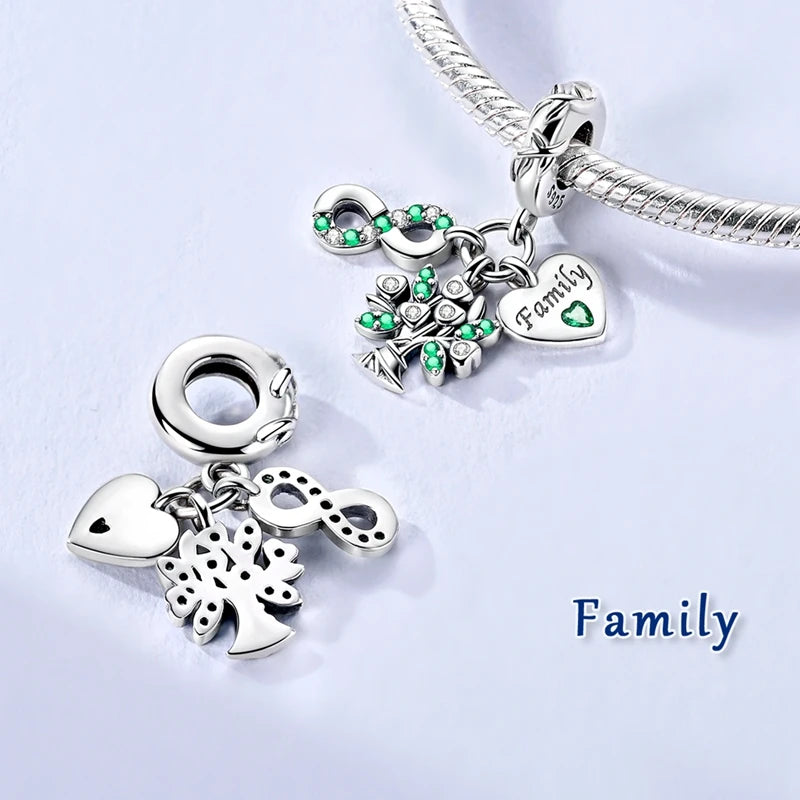 925 Silver St. Patrick's Day Shamrock Earring Charms – Four-Leaf Clover – The Party Days | The Party Days