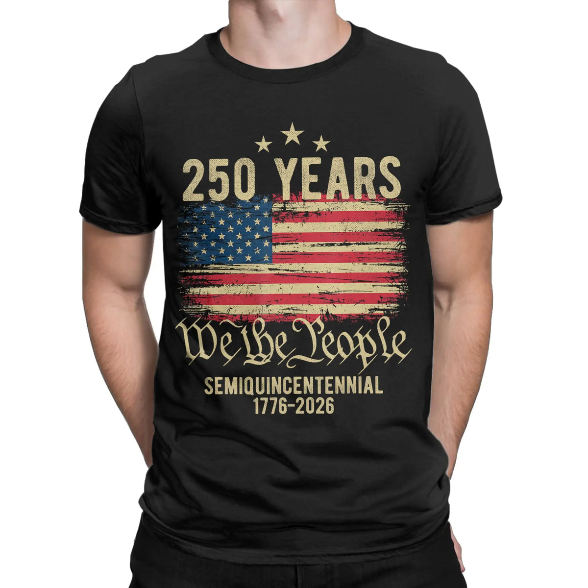 Men's American Flag Patriotic T-Shirt – 100% Cotton 4th of July Graphic Tee – The Party Days | The Party Days