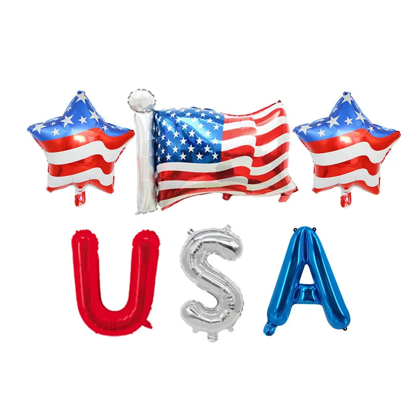 4th of July Party Decorations – USA Patriotic Party Supplies – Plates, Cups, Banner, Balloons & More – The Party Days | The Party Days