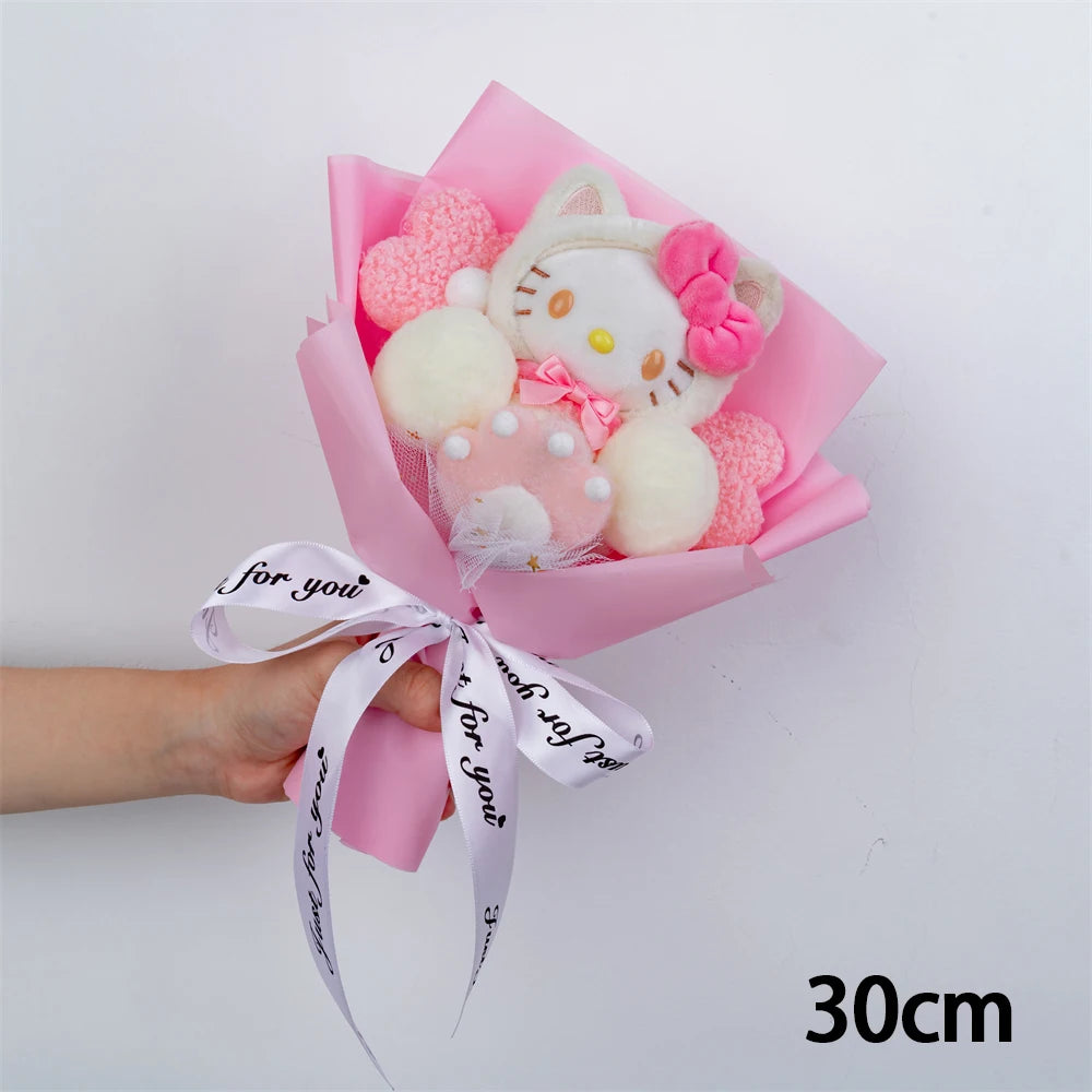 Hello Kitty Plush Bouquet with Soap Roses – Mother's Day Gift | The Party Days | The Party Days