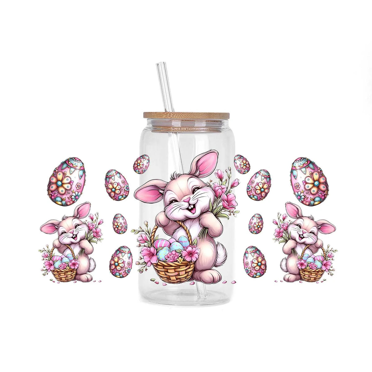 Easter Cute Bunny Easy Peel Waterproof 3D Transfers – The Party Days | The Party Days