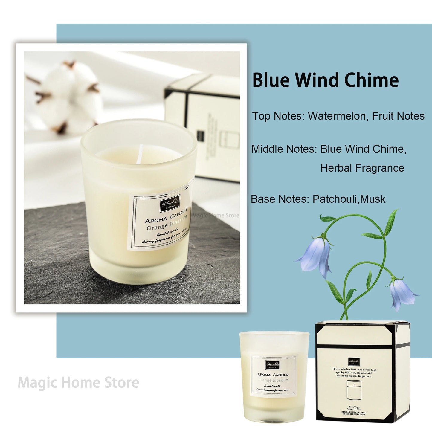 50g Smokeless Scented Aromatic Candles