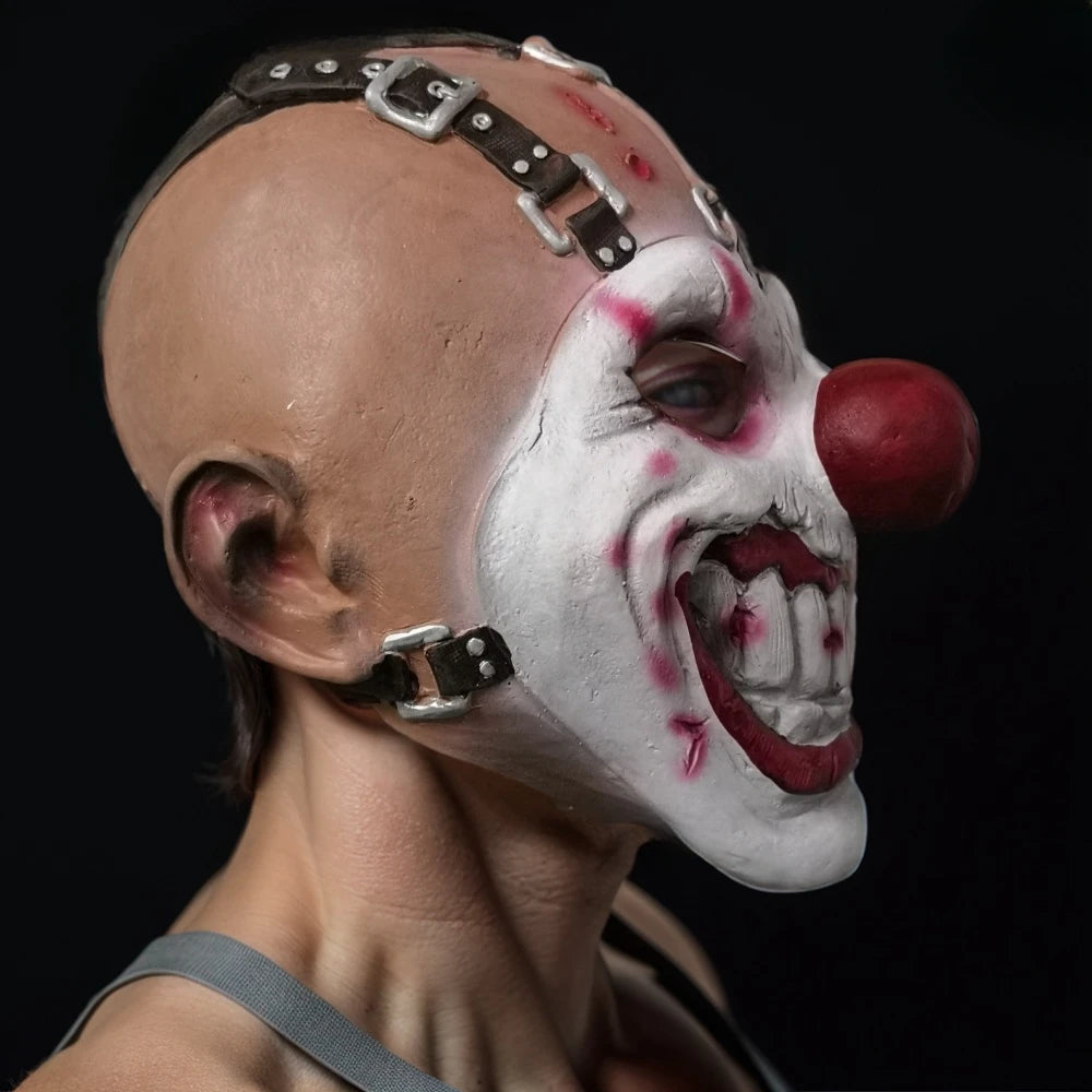 Creepy Clown Joker Mask Party Latex